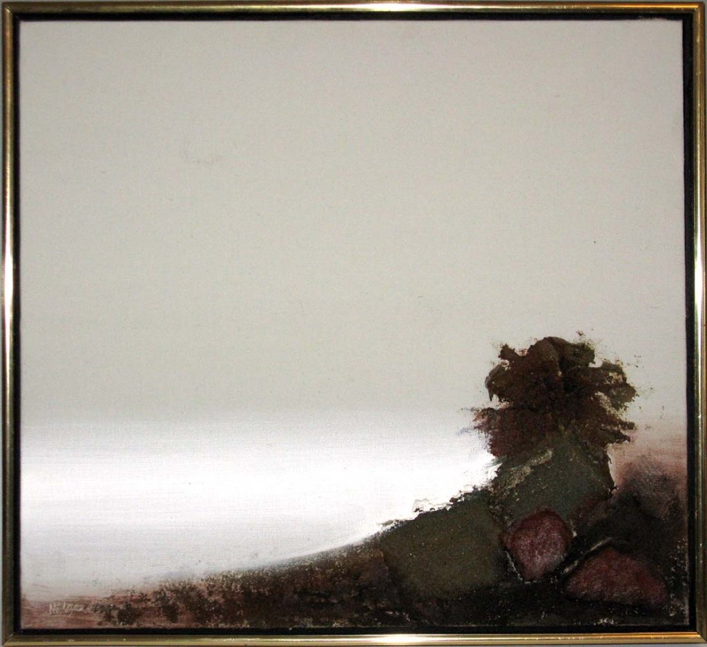 WALTER MEIGS OIL MIXED MEDIA LANDSCAPE PAINTING (1 of 8)