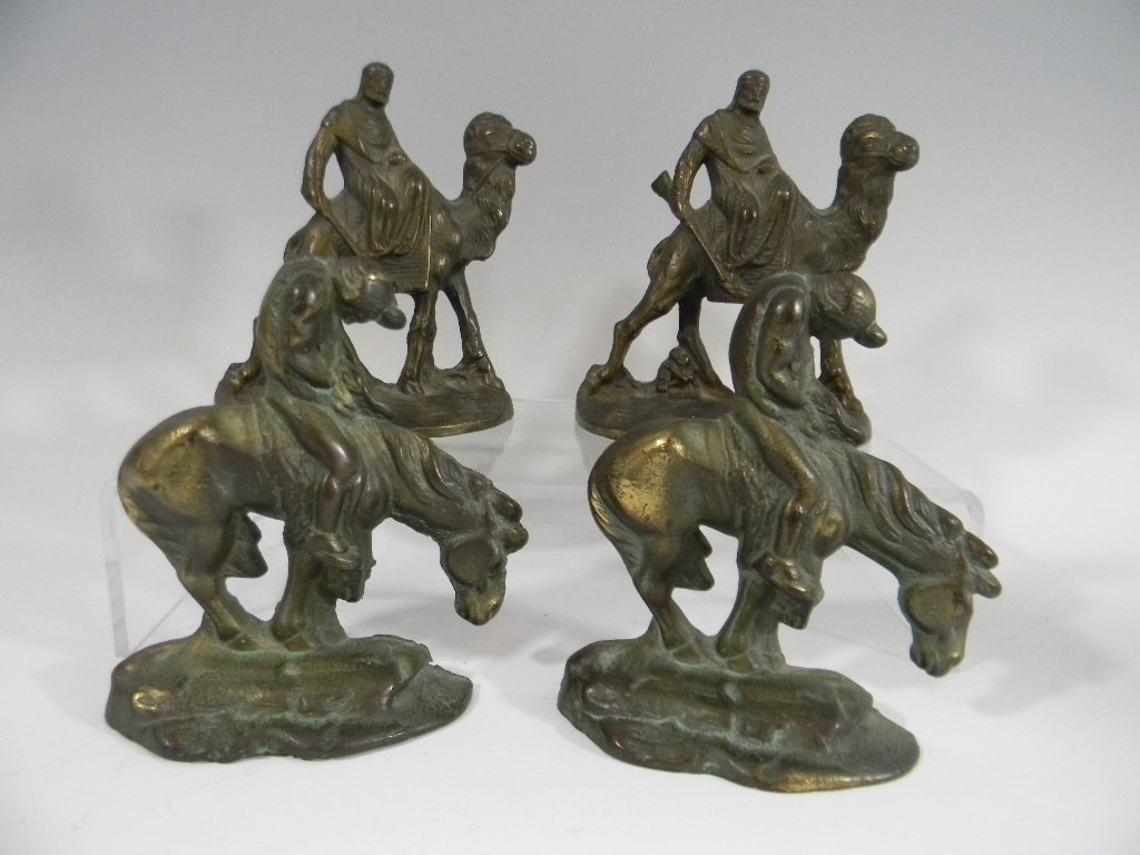 2PR CAST METAL BOOKENDS: HUBLEY & FRASIER (1 of 8)