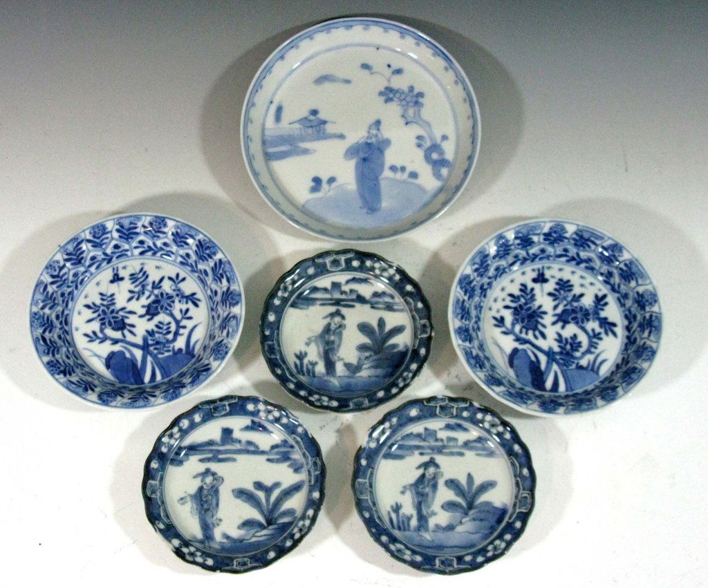 CHINESE BLUE & WHITE 18TH 19TH C EXPORT CERAMICS (1 of 8)