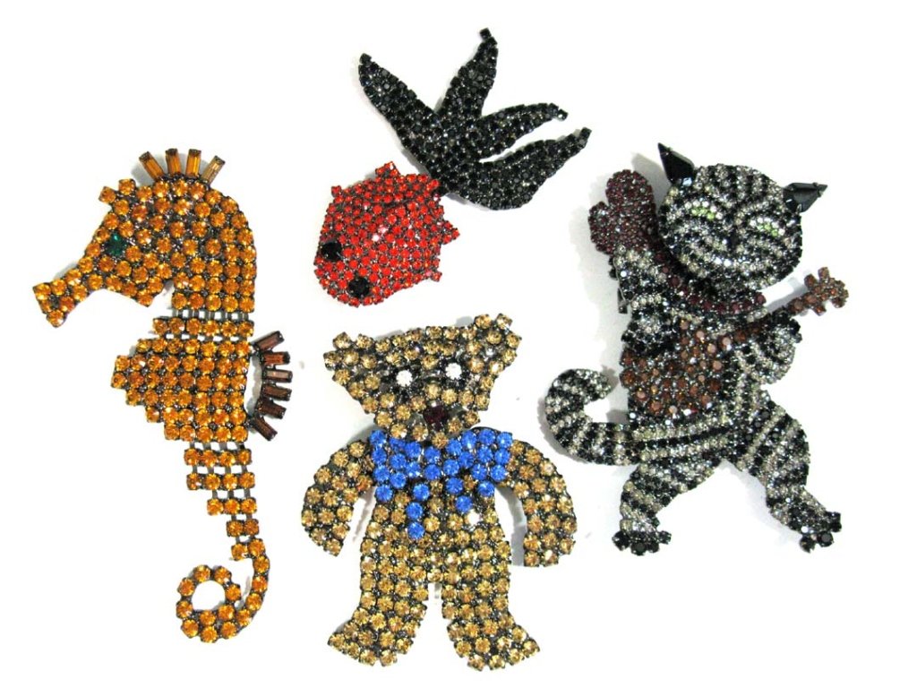 BETTINA VON WALHOF TREMBLER JEWELRY 4PCS (1 of 10)