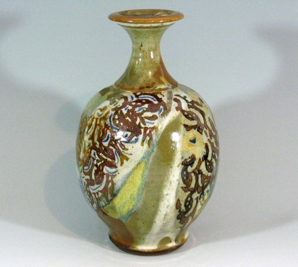 IMPORTANT CECIL STRAWN STUDIO POTTERY VASE (1 of 6)