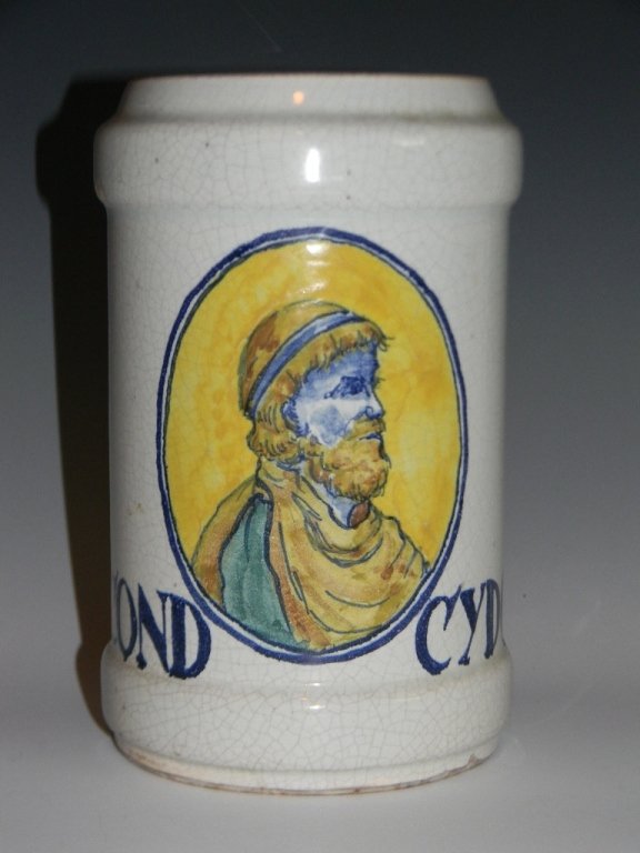 ITALIAN HAND PAINTED CERAMIC ALBARELLO (1 of 5)