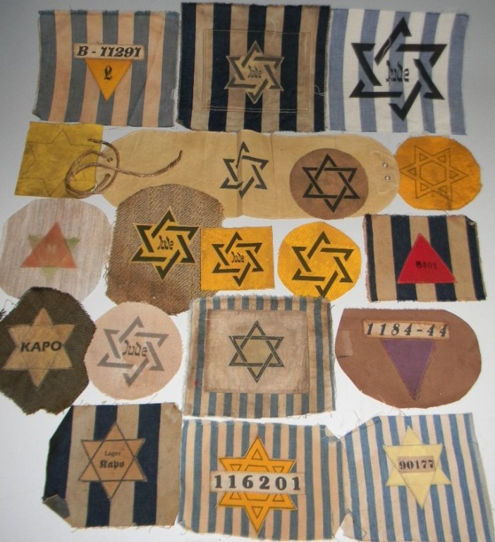 POIGNANT COLLECTION OF WWII JEWISH STAR PATCHES (1 of 6)