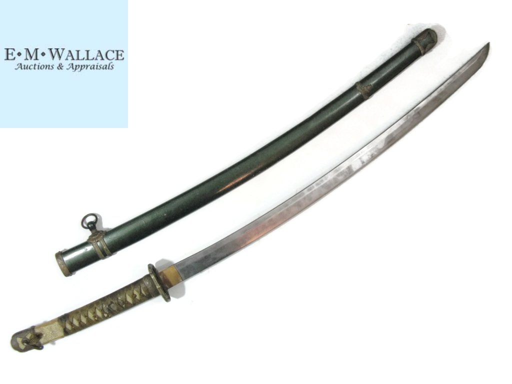 WWII ERA HAND-MADE JAPANESE KATANA SWORD (1 of 10)