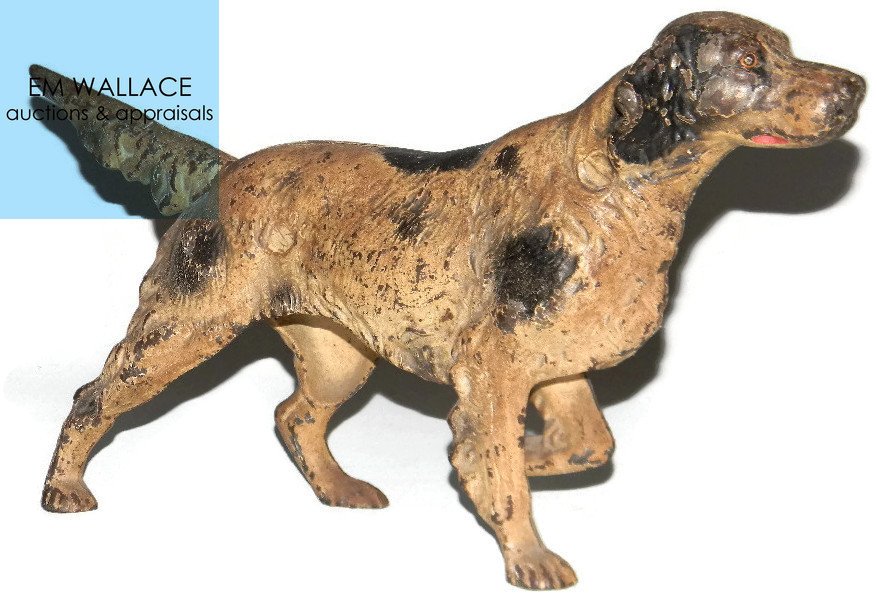 HUBLEY CAST IRON DOORSTOP IRISH SETTER DOG 347 (1 of 4)