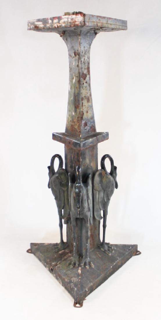 Art Nouveau Cast Iron Figural Garden Fountain (1 of 4)