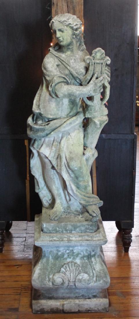 Fine Neoclassical Style Cast Stone GardenSculpture (1 of 4)