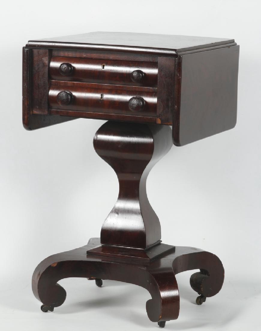 American Classical Mahogany Work Table (1 of 1)