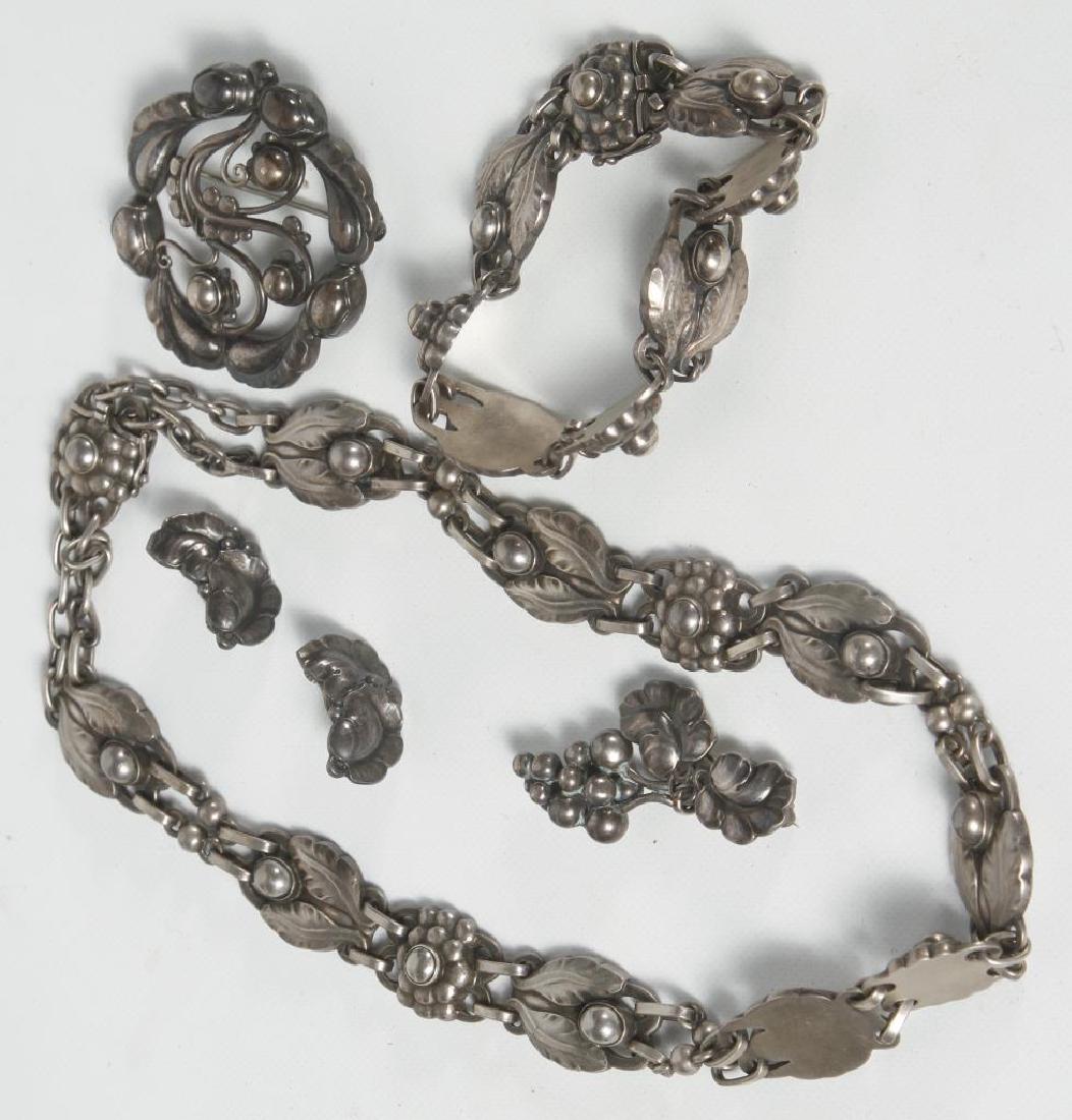Suite of George Jensen Sterling Silver Jewelry (1 of 1)
