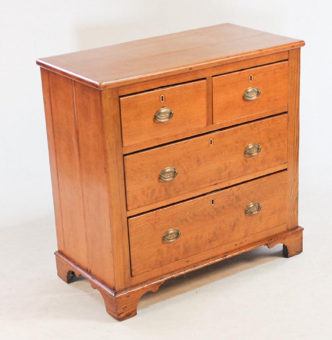 Chippendale Style Pine Chest of Drawers (1 of 1)