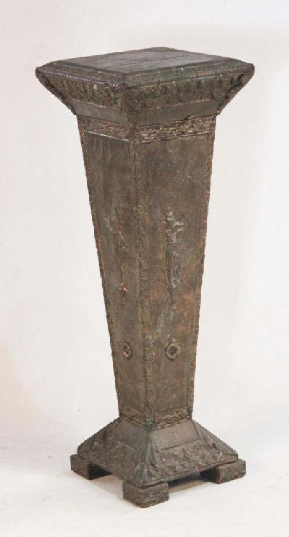 Victorian English Pressed Brass Stand (1 of 1)