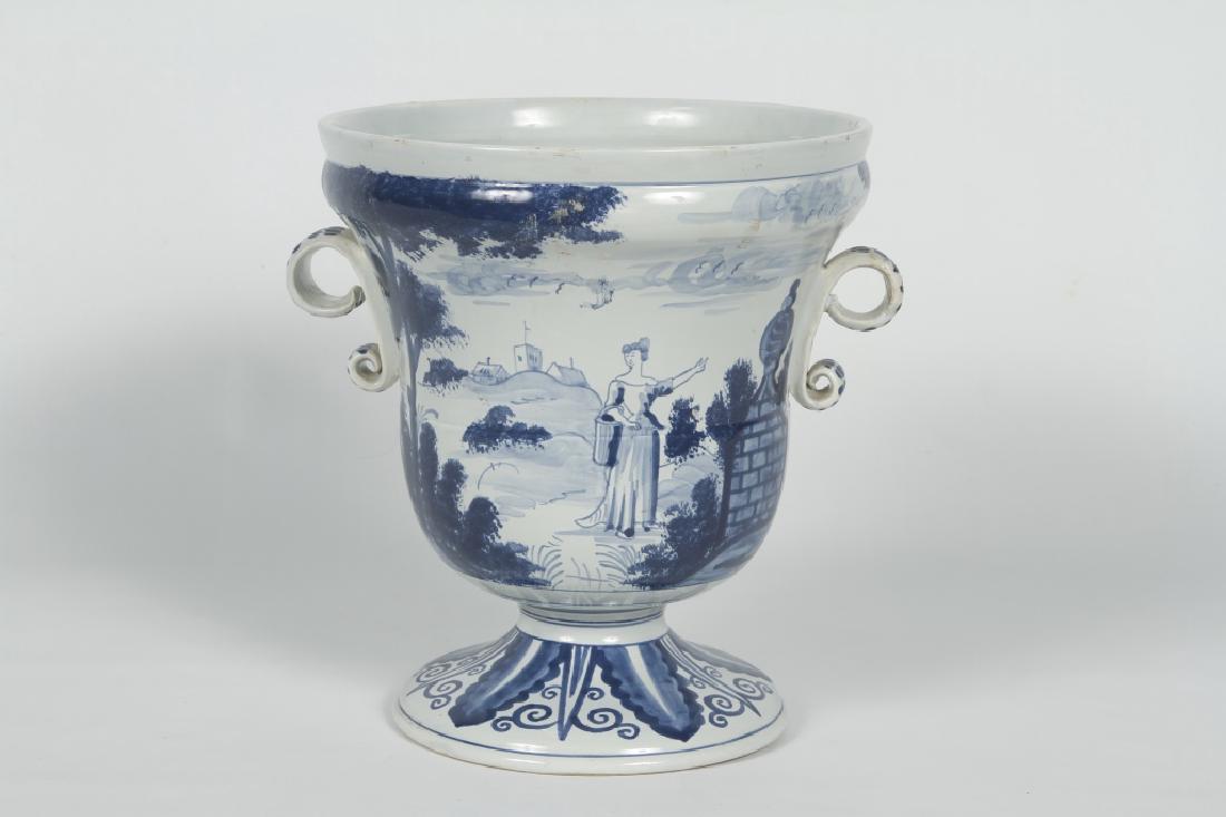 Colonial Williamsburg Reproduction Delft Urn (1 of 3)