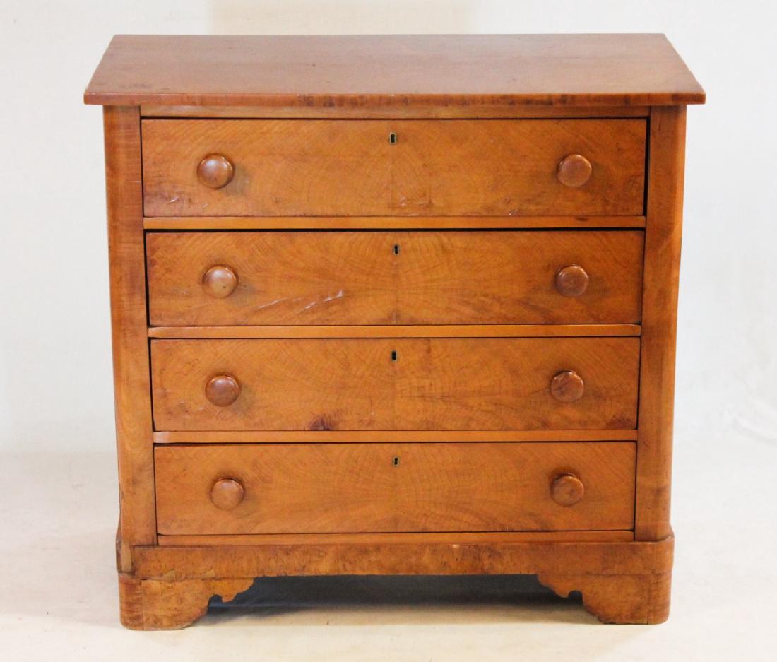 Late Federal Birdseye Maple Chest of Drawers (1 of 1)