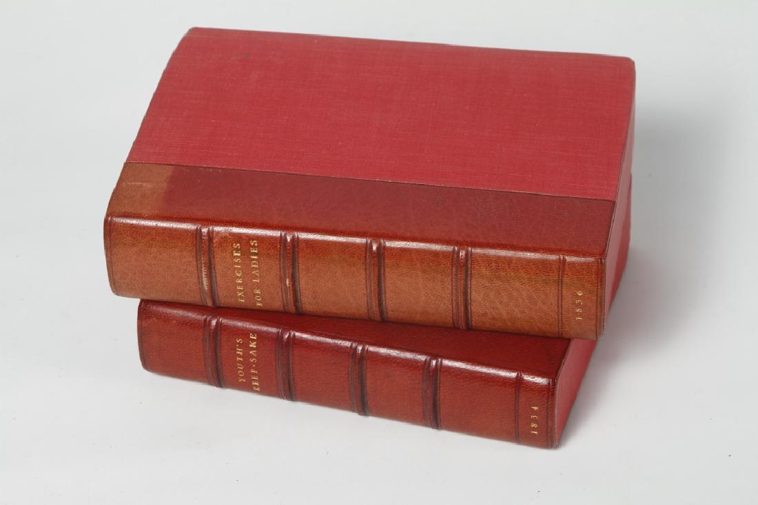 Two Antique Leather Bound Volumes (1 of 6)