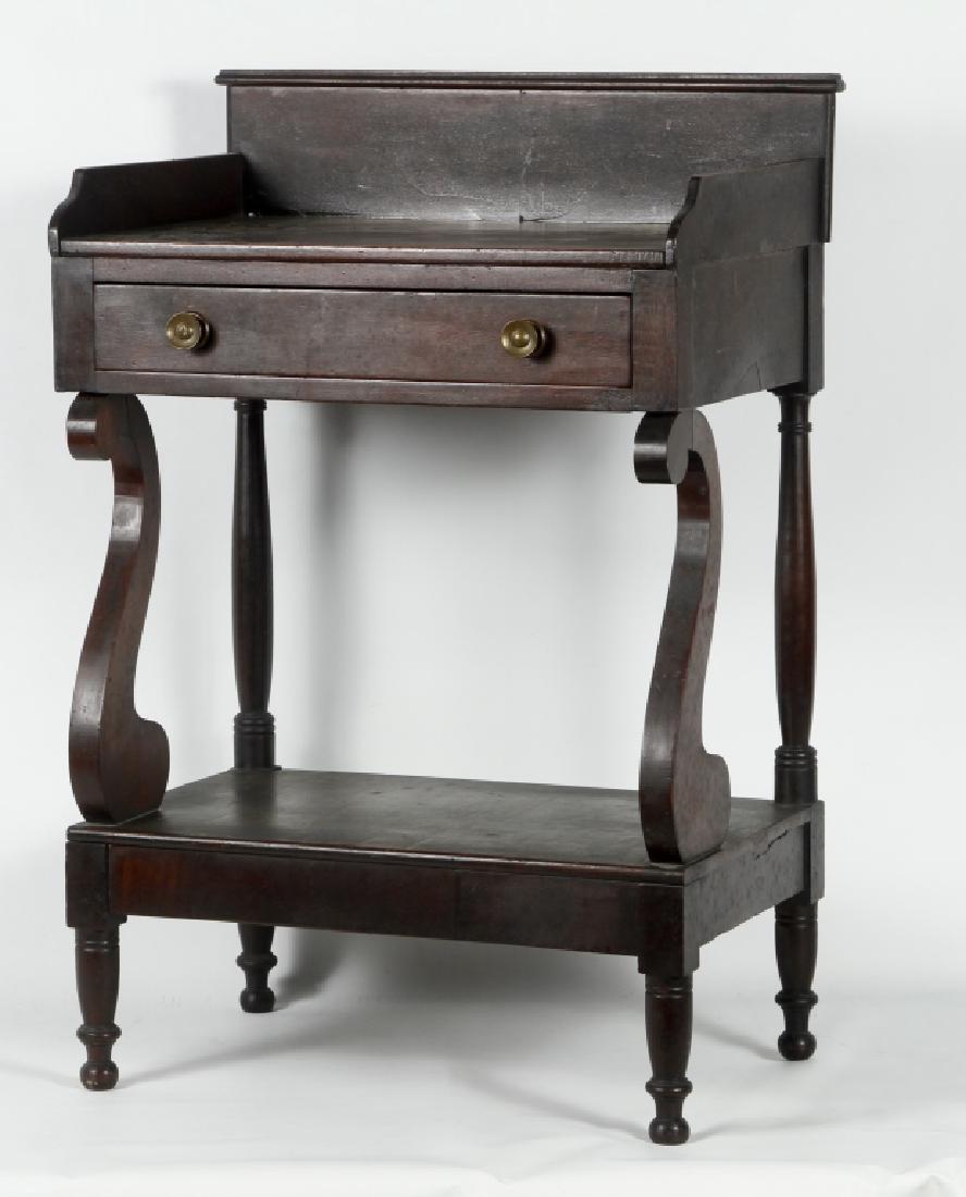 Classical Walnut Wash Stand (1 of 1)