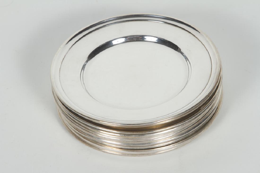 Collection Vintage Sterling Bread & Butter Dishes (1 of 1)