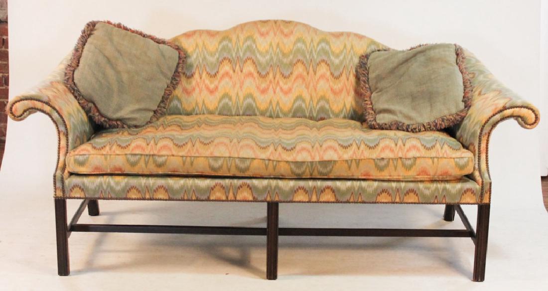 Chippendale Style Mahogany Sofa (1 of 3)