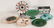 Collection Seven Antique Majolica Articles