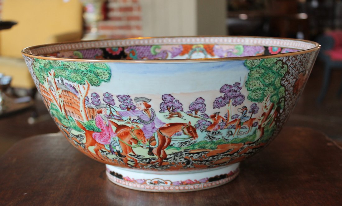 Vintage Chinese Export Porcelain Bowl (1 of 4)