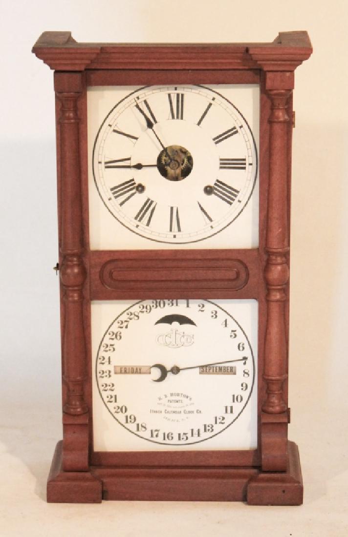 Ithaca Early Farmerâ€™s Calendar Clock (1 of 1)