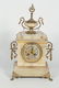 French Onyx & Gilt Bronze Mantle Clock