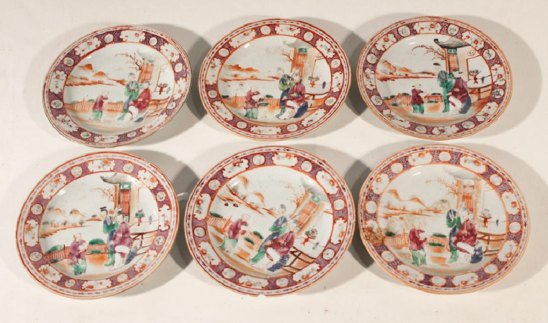 Set Antique Chinese Export Porcelain Dishes (1 of 2)