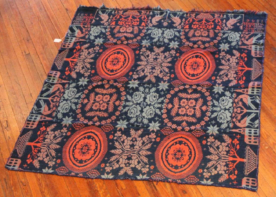 Ohio Jacquard Coverlet (1 of 3)