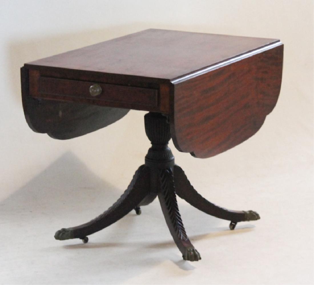 Federal Carved Mahogany Breakfast Table (1 of 10)