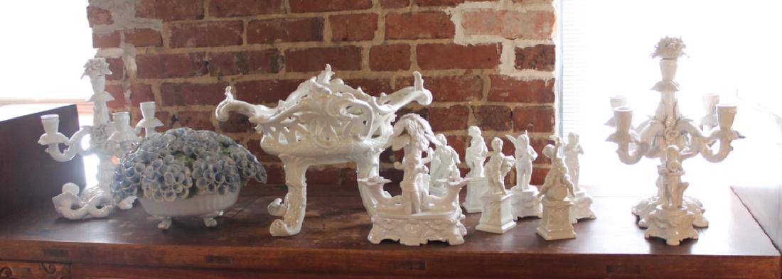 Collection Italian White Majolica Figures & Articl (1 of 5)