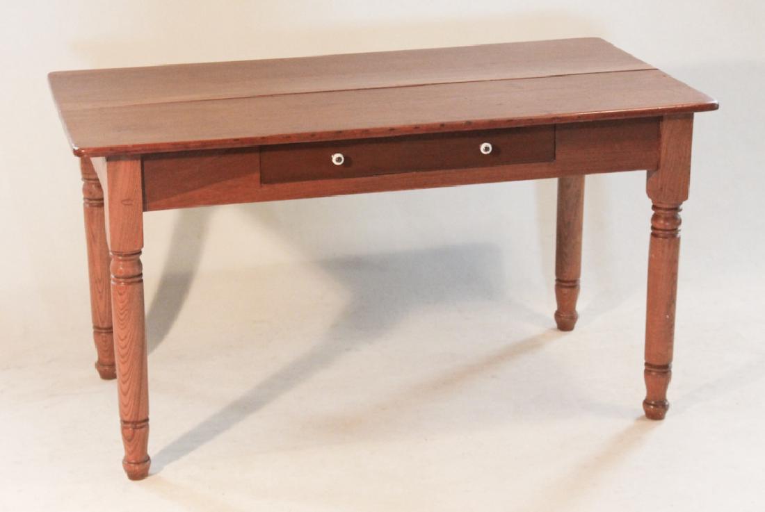 Early Mixed Wood Farm Table (1 of 1)