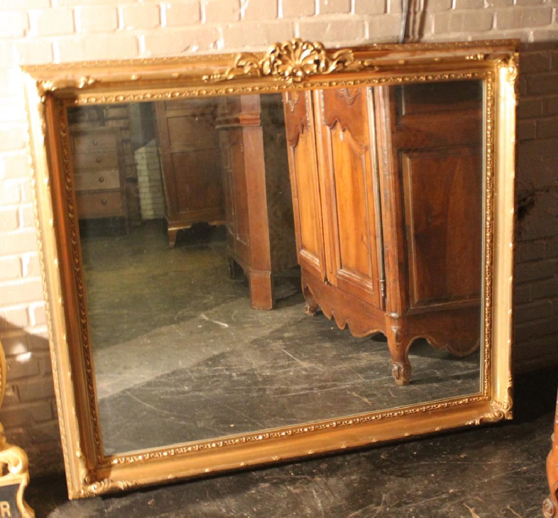 Chippendale Style Carved & Gilt Mirror (1 of 2)