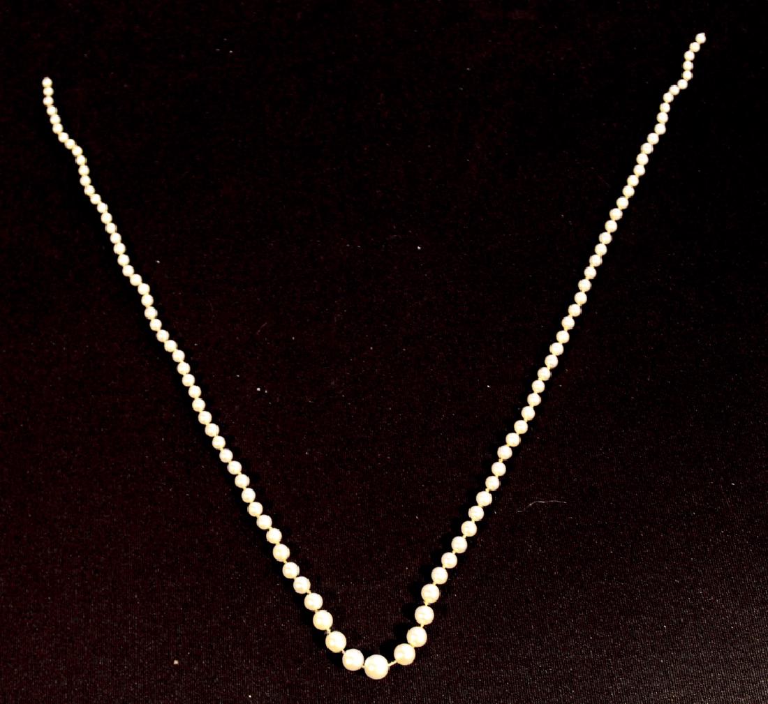 Fine Antique Salt Water Pearl Necklace, of SC Interest (1 of 10)