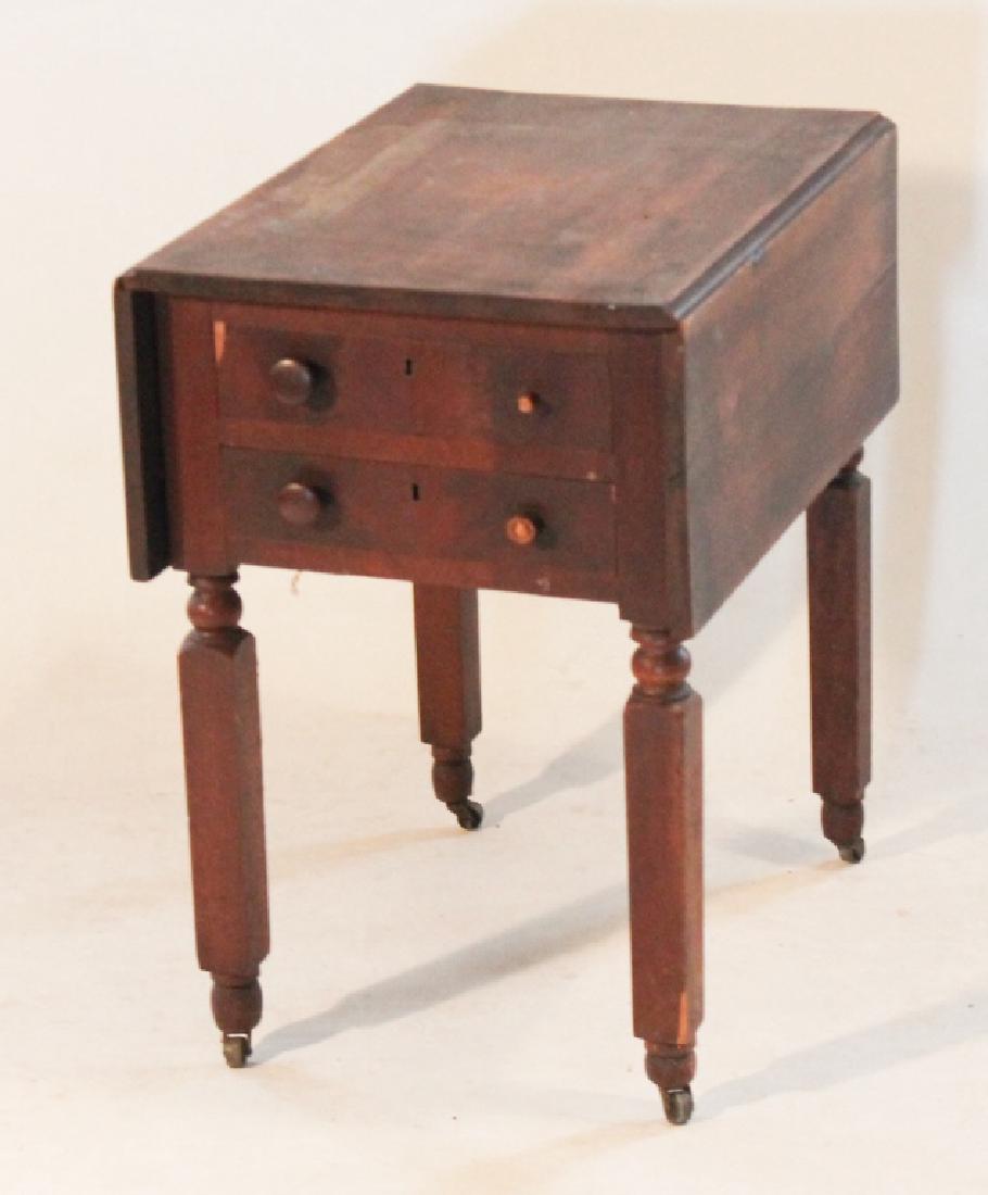 Late Federal Cherry Work Table (1 of 1)