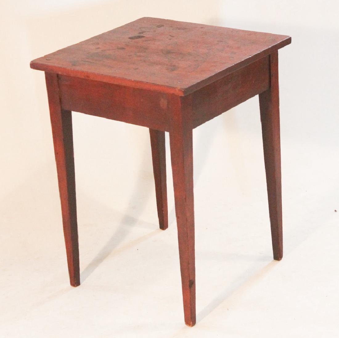 Country Federal Poplar or Cherry Work Table (1 of 1)