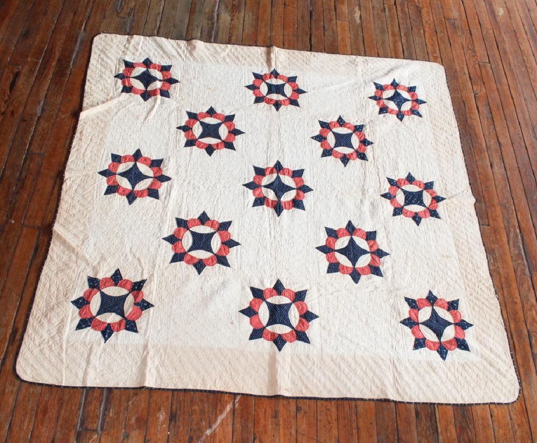Antique Caesar's Crown Quilt, of SC Interest (1 of 3)