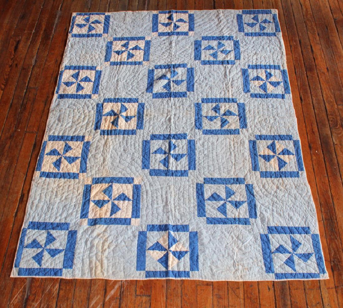 Antique American Pinwheel Quilt (1 of 3)