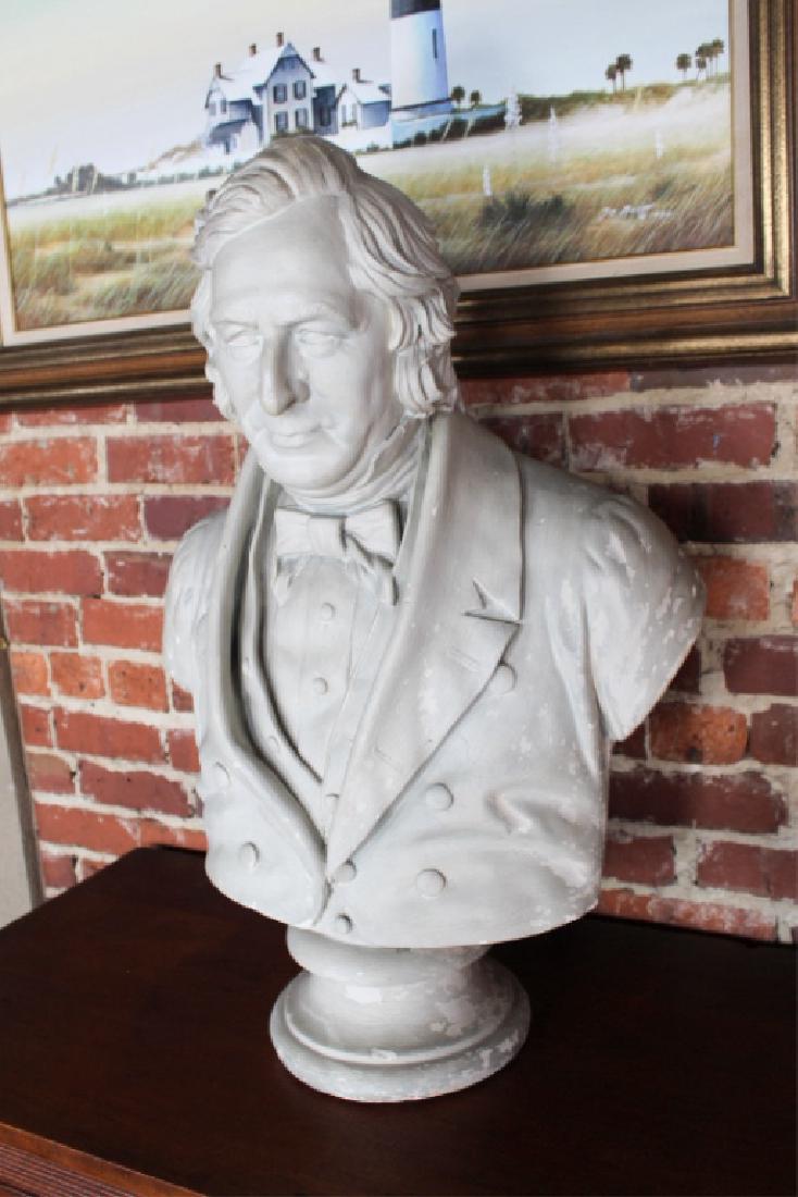 Rare Signed Life-size Plaster President Fillmore (1 of 6)