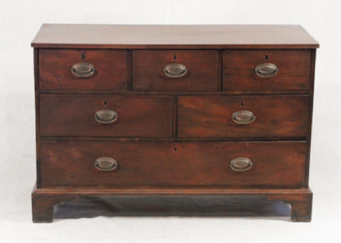 Interesting Federal Mahogany Low Chest (1 of 2)