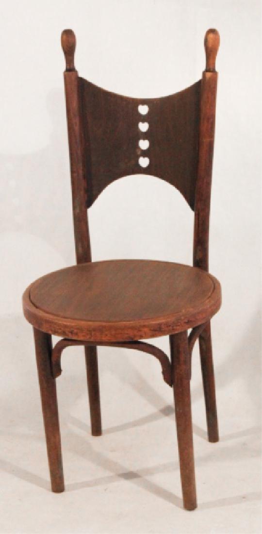 Arts & Crafts Turned Wood Parlor Side Chair (1 of 1)