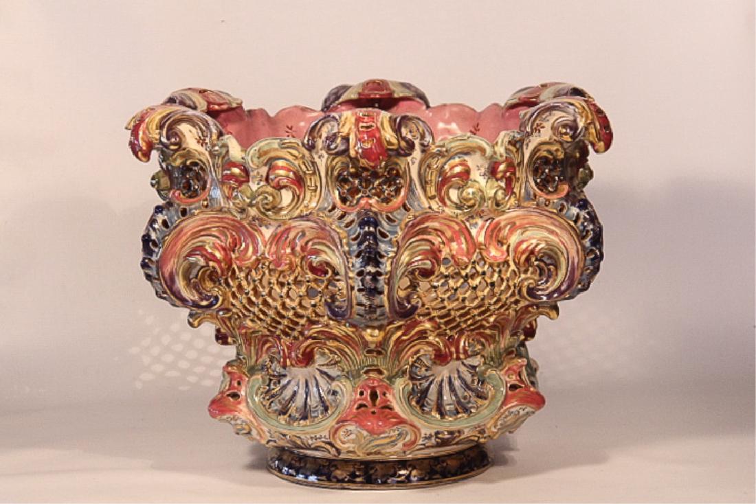 Monumental Fischer Budapest Porcelain Center Urn (1 of 6)