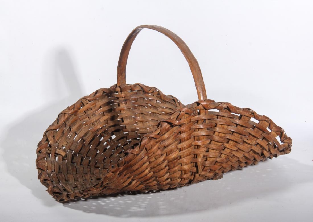 Two Antique American Split Oak Woven Baskets (1 of 2)