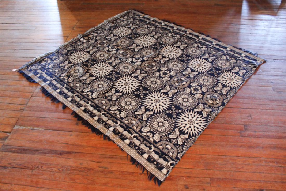 Very Fine Southern Coverlet or Throw Quilt (1 of 5)