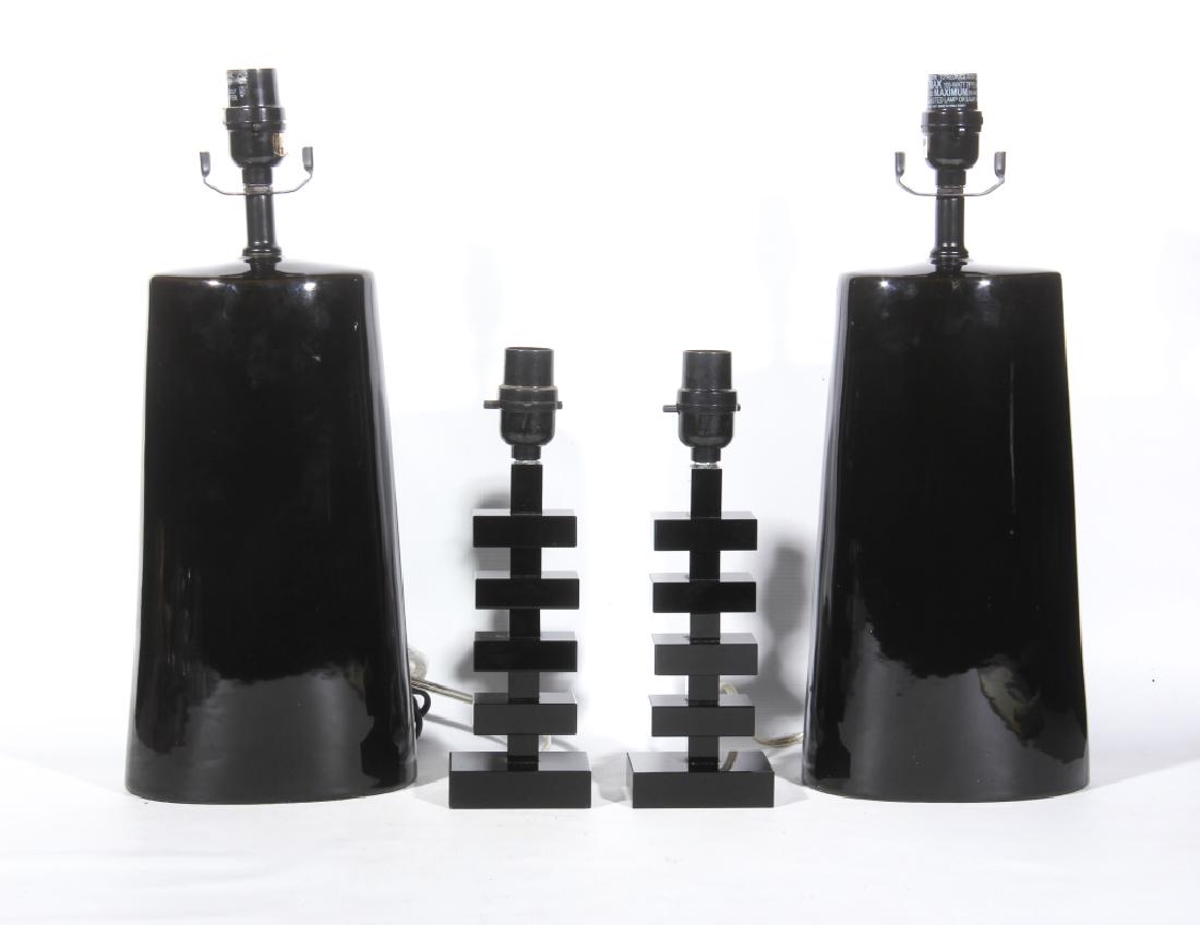 Two Pair of Quality Mid Century Style Lamps (1 of 1)