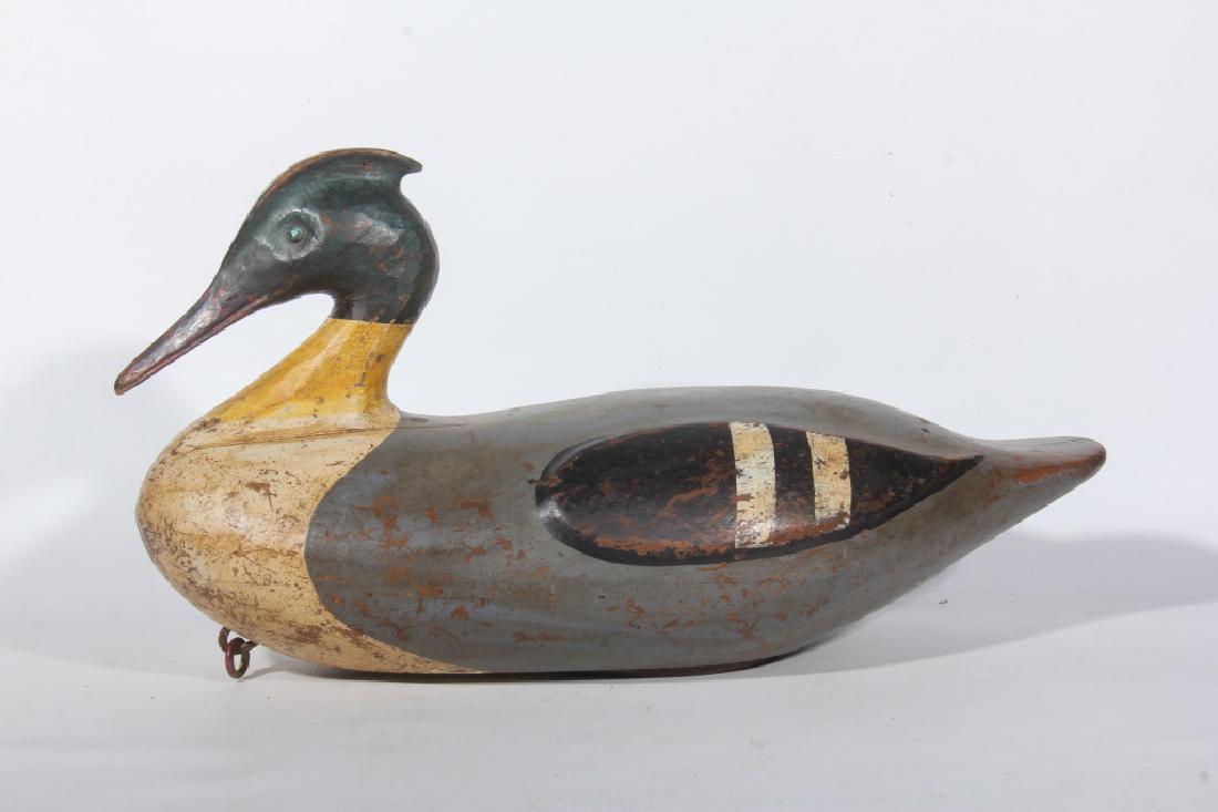 Handsome Merganser Drake Decoy by John Paxon (1 of 2)