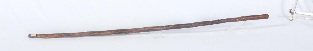 Southern Folk Art Carved Alligator Walking Stick (1 of 2)