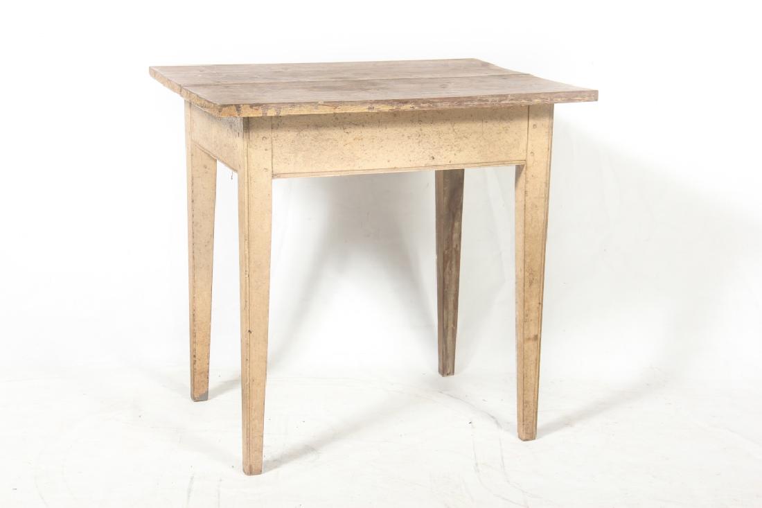 Southern Painted Walnut Side or Work Table (1 of 2)