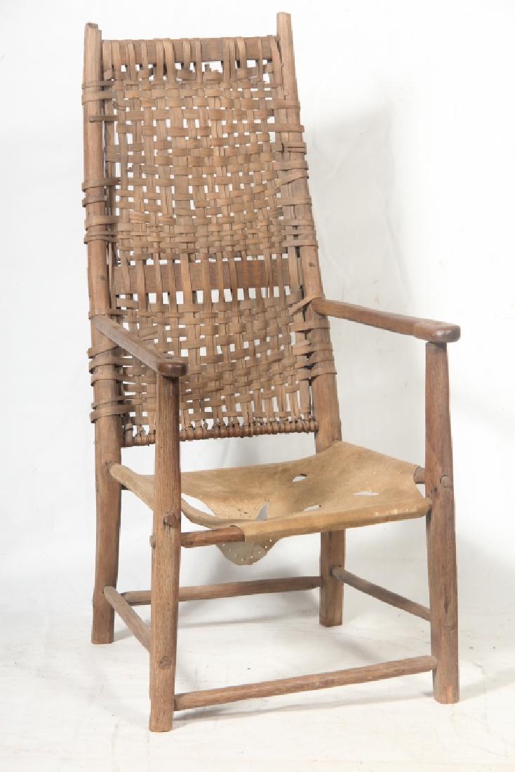 Southern Primitive Backcountry Split Oak Arm Chair (1 of 4)