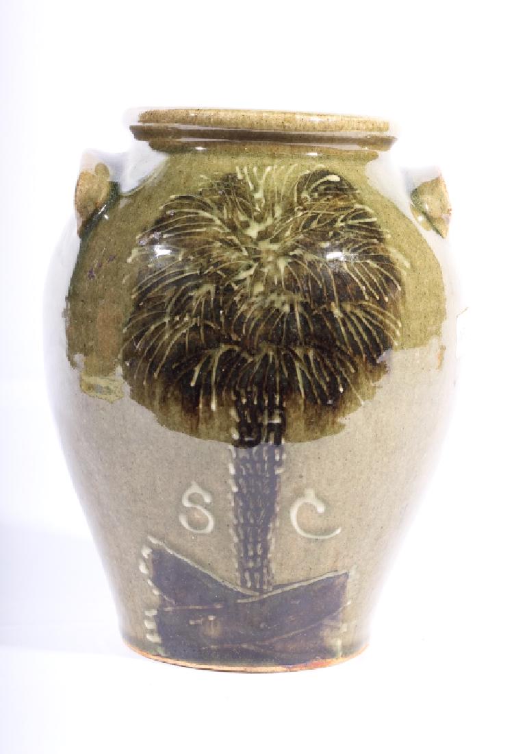 Southern Decorated Stoneware Storage Jar (1 of 4)