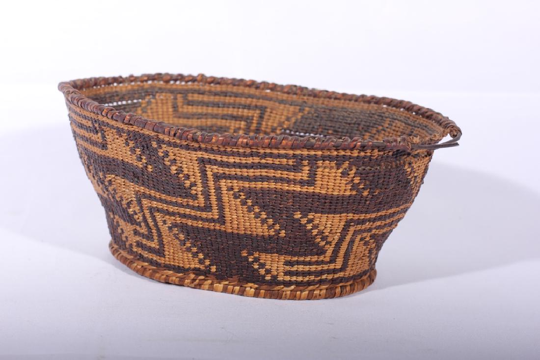 Antique Native American Woven Grass & Root Basket (1 of 2)