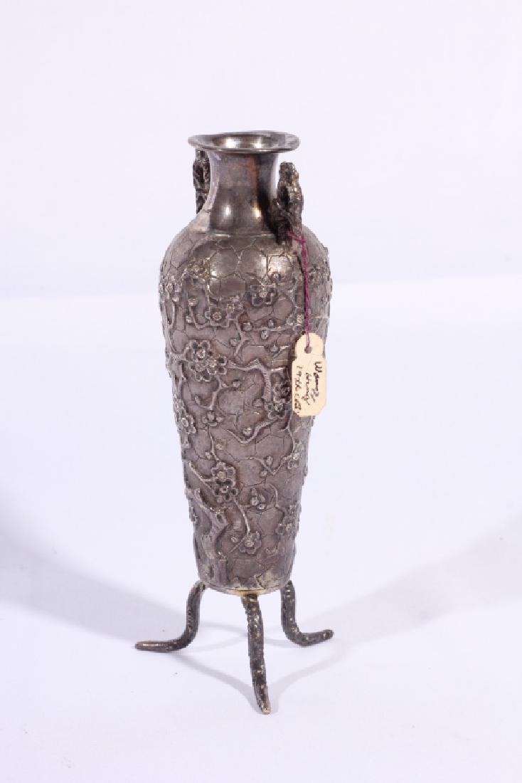 Shanghai Chinese Export Silver Vase (1 of 7)
